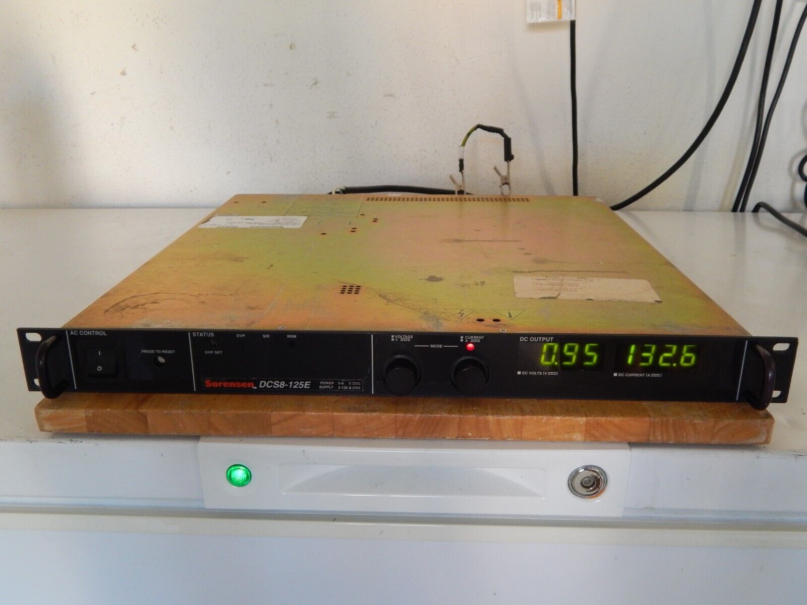 Sorensen DCS8-125E M9C (GPIB) DC Power Supply 8V @ 125A cover stain (3 in stock) Sorensen DCS8-125E M9C (GPIB) DC Power Supply 8V @ 125A cover stain (3 in stock)